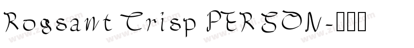 Rogsant Crisp PERSON字体转换
